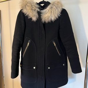J. Crew Chateau Parka in Italian Stadium-Cloth Wool